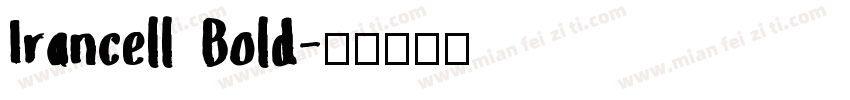 Irancell Bold字体转换